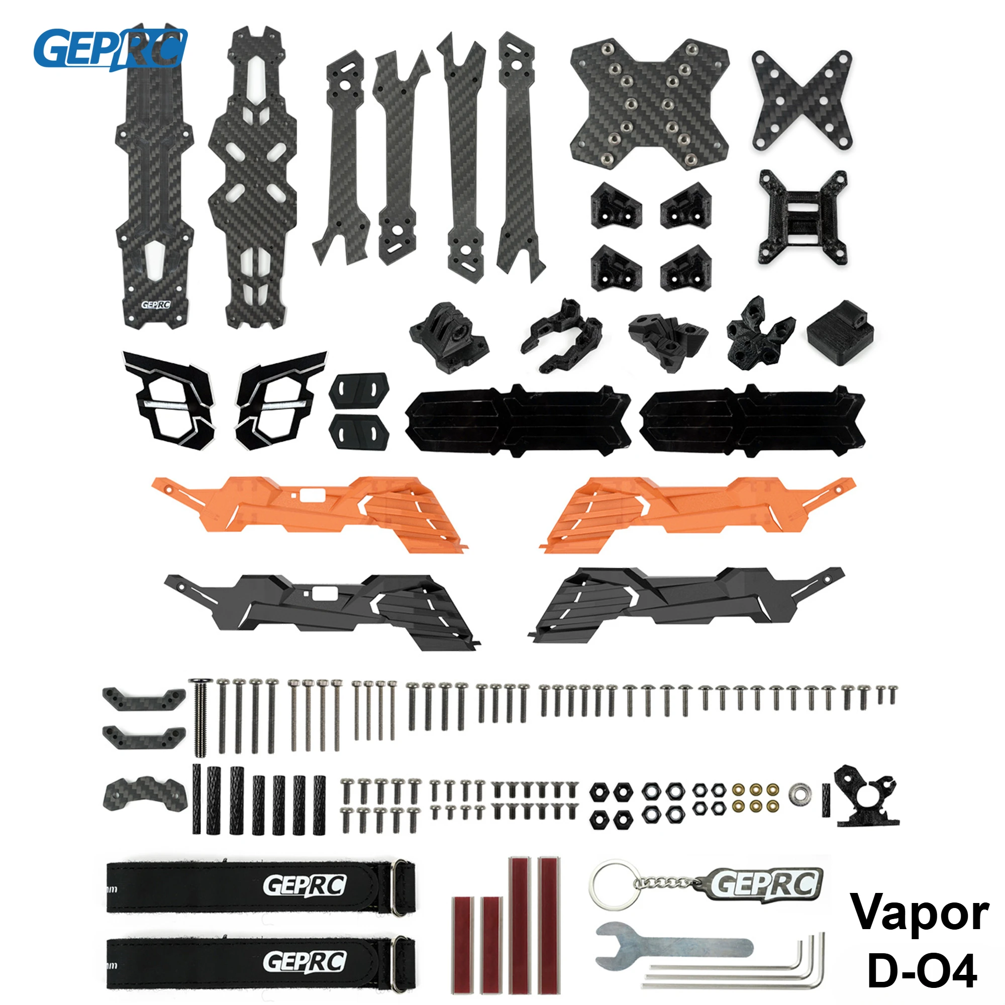 Piezas del marco GEPRC GEP-Vap - Fragance X reseña y precio