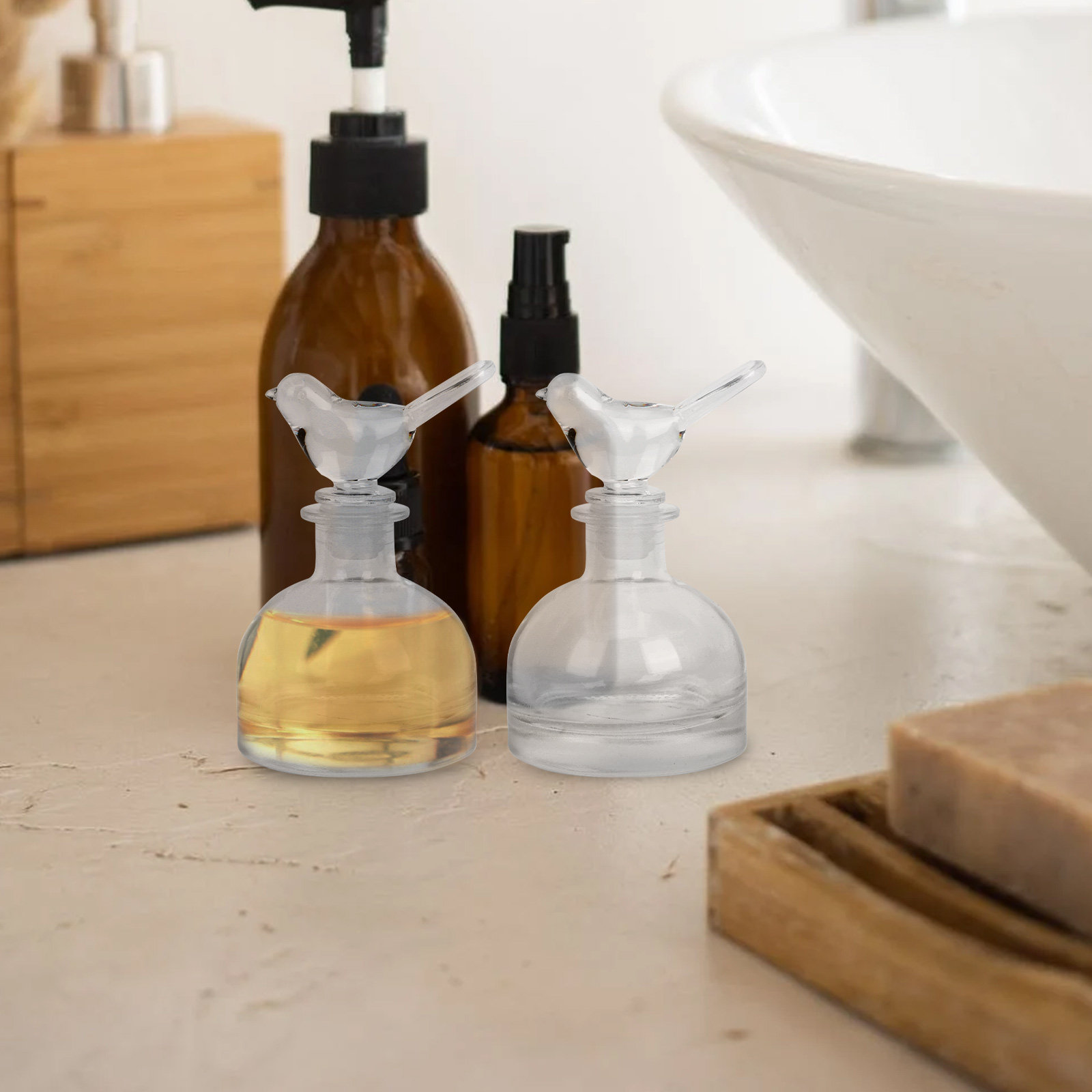 2 botellas de vidrio para perf - Fragrance Perfume Car reseña y precio
