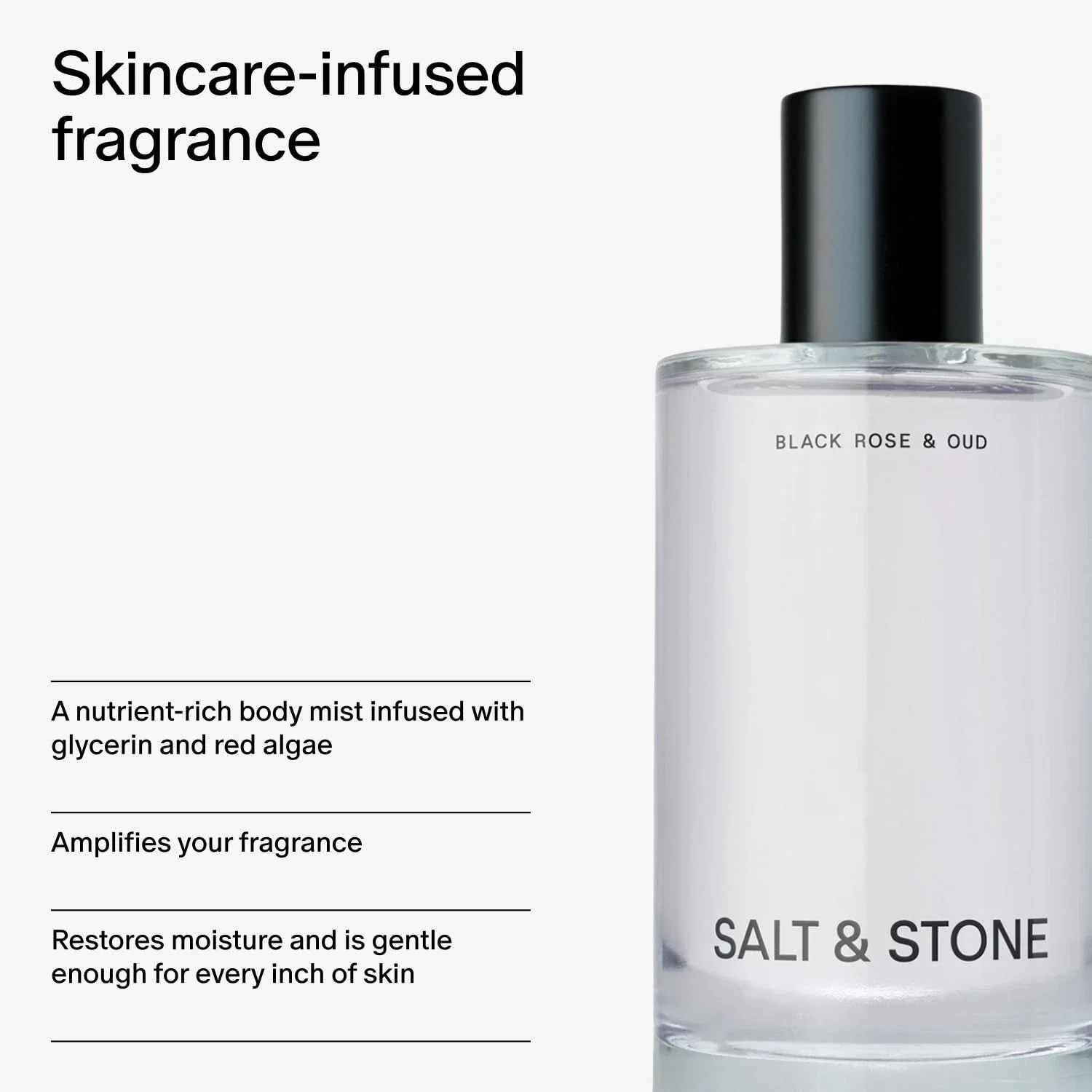 SALT & STONE Black Rose & Oud  - Perfume Fragrance Free reseña y precio
