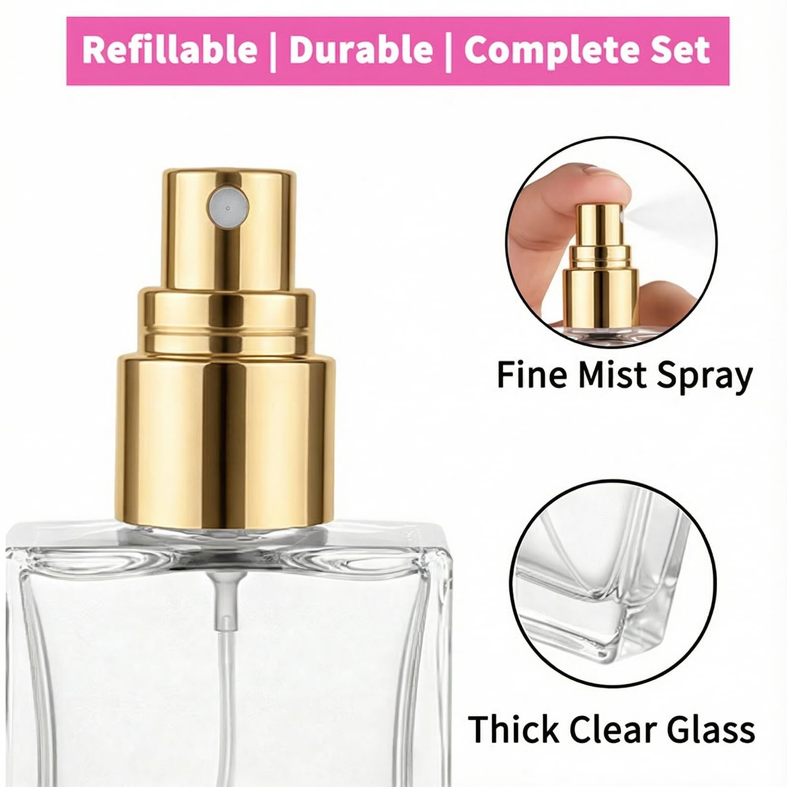Botellas de perfume de vidrio  - Perfume Quotes reseña y precio