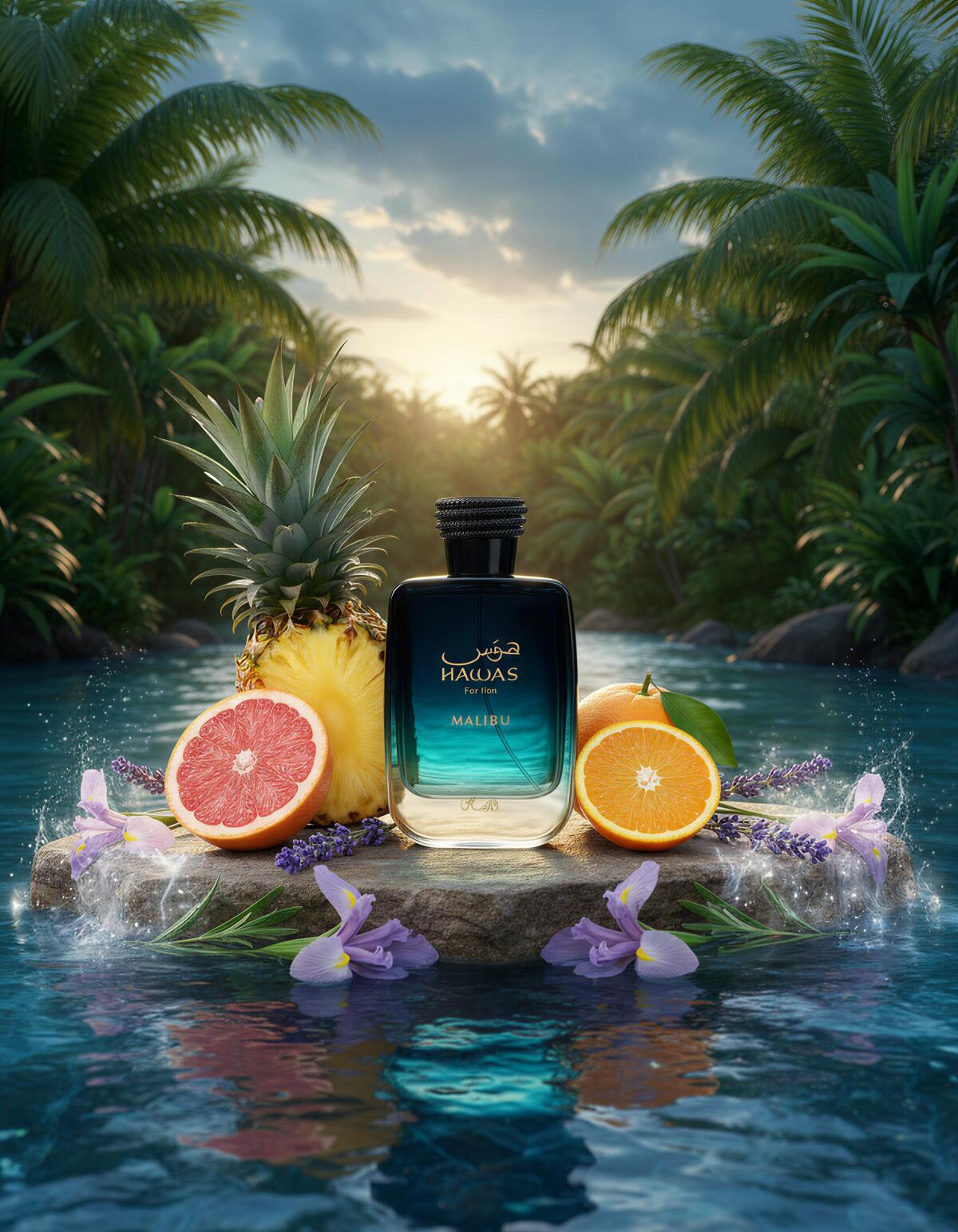 Rasasi Hawas Malibu For Him ED - Perfume Fragrance Mist reseña y precio