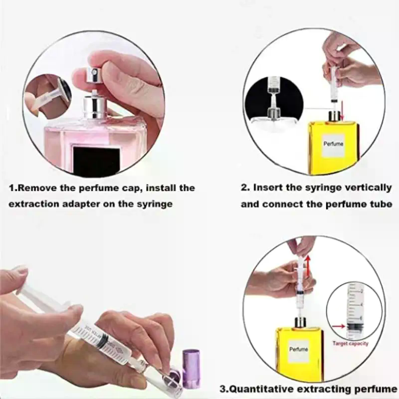 Jeringa de plástico para dispe - Perfume Quotes reseña y precio