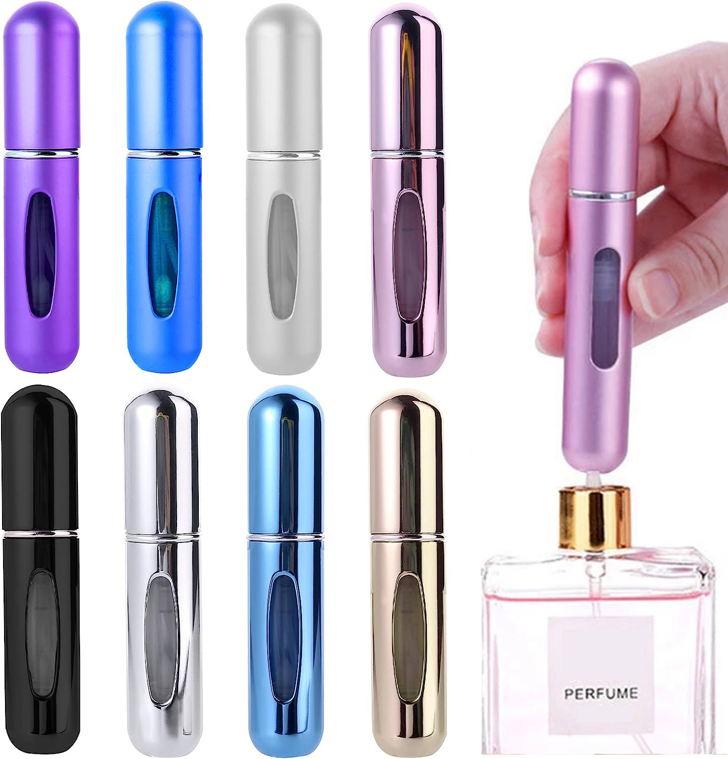 Mini botella de Perfume recarg - Perfume Quotes reseña y precio